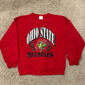 Vintage Ohio State Buckeyes Red Sweater
